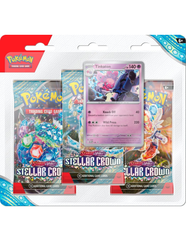 TriPack EV07  - Couronne Stellaire (français) - Tripack Pokémon | Keytwo.be votre boutique Pokémon de référence