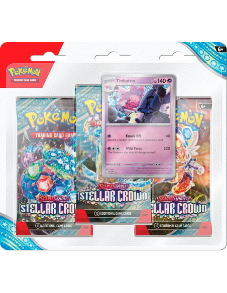 TriPack EV07  - Couronne Stellaire (français) - Tripack Pokémon | Keytwo.be votre boutique Pokémon de référence