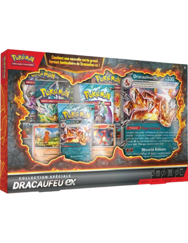 Coffret Pokémon collection spéciale Dracaufeu EX [FR] - Accueil | Keytwo.be votre boutique Pokémon de référence
