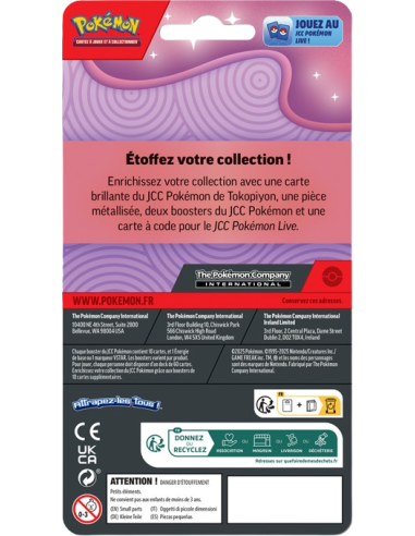 Duo Pack Pokémon TOKOPIYON 08/25 [FR] - Accueil | Keytwo.be votre boutique Pokémon de référence