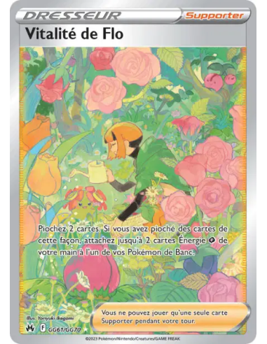 Vitalité de Flo GG61/GG70 - Carte Pokémon Epée et bouclier Zénith suprême [FR] - Cartes Pokémon Françaises | Keytwo.be votre bou