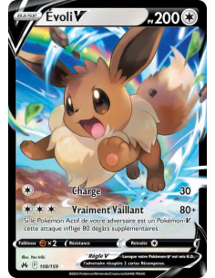 EVOLI V 108/159 - Carte Pokémon Epée et bouclier Zénith suprême [FR] - Accueil | Keytwo.be votre boutique Pokémon de référence