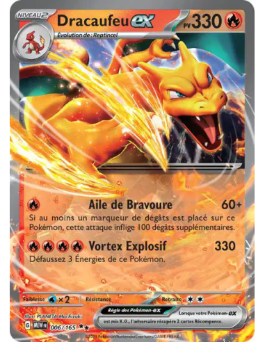 Dracaufeu EX 006/165 - Carte Pokémon Écarlate et Violet 151 [FR] - Accueil | Keytwo.be votre boutique Pokémon de référence