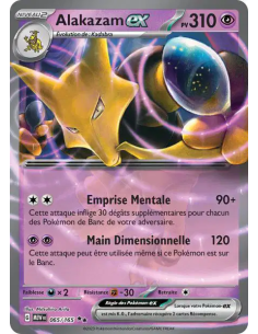 Alakazam EX 065/165 - Carte Pokémon Écarlate et Violet 151 [FR] - Accueil | Keytwo.be votre boutique Pokémon de référence