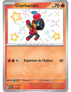 Charbambin 114/091 - Carte Pokémon Écarlate et Violet Destinées de Paldea [FR] - Accueil | Keytwo.be votre boutique Pokémon de r