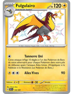 Fulgulairo 146/091 - Carte Pokémon Écarlate et Violet Destinées de Paldea [FR] - Accueil | Keytwo.be votre boutique Pokémon de r