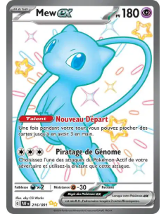 Mew EX 216/091 - Carte Pokémon Écarlate et Violet Destinées de Paldea [FR] - Accueil | Keytwo.be votre boutique Pokémon de référ