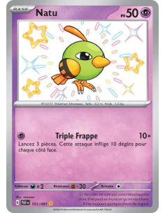 Natu 151/091 - Carte Pokémon Écarlate et Violet Destinées de Paldea [FR] - Accueil | Keytwo.be votre boutique Pokémon de référen