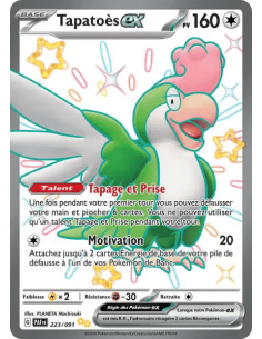 Tapatoès EX 223/091 - Carte Pokémon Écarlate et Violet Destinées de Paldea [FR] - Accueil | Keytwo.be votre boutique Pokémon de 