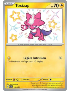 Toxizap 140/091 - Carte Pokémon Écarlate et Violet Destinées de Paldea [FR] - Accueil | Keytwo.be votre boutique Pokémon de réfé