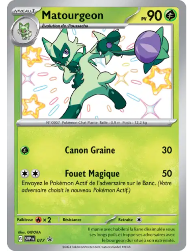 Matourgeon Promos 077/220- Carte Pokémon Écarlate et Violet Promos Écarlate et Violet [FR] - Accueil | Keytwo.be votre boutique 