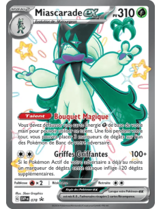 Miascarade EX Promos 078/220- Carte Pokémon Écarlate et Violet Promos Écarlate et Violet [FR] - Accueil | Keytwo.be votre boutiq