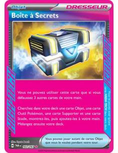 Boîte à Secrets 163/167 - Carte Pokémon Écarlate et Violet Mascarade Crépusculaire [FR] - Accueil | Keytwo.be votre boutique Pok
