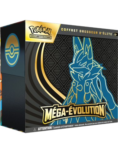 ETB Pokémon Me01 Méga-évolution Lucario [FR] - Coffret Dresseur d'Elite - ETB Pokémon au meilleur prix ! | Keytwo.be votre bouti
