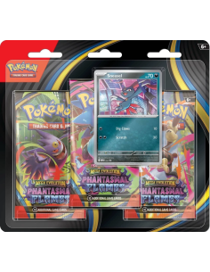 Tripack Pokémon Me02 Flammes Fantasmagoriques [FR] - Accueil | Keytwo.be votre boutique Pokémon de référence 2