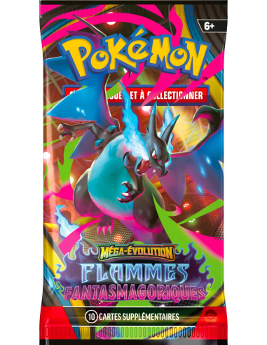 Booster blister Pokémon Me02 Flammes Fantasmagoriques [FR] - Accueil | Keytwo.be votre boutique Pokémon de référence