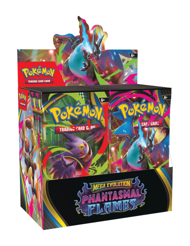 Display Pokémon Me02 Flammes Fantasmagoriques [FR] - Accueil | Keytwo.be votre boutique Pokémon de référence
