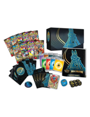 ETB Pokémon Me01 Méga-évolution Lucario [FR] - Coffret Dresseur d'Elite - ETB Pokémon au meilleur prix ! | Keytwo.be votre bouti