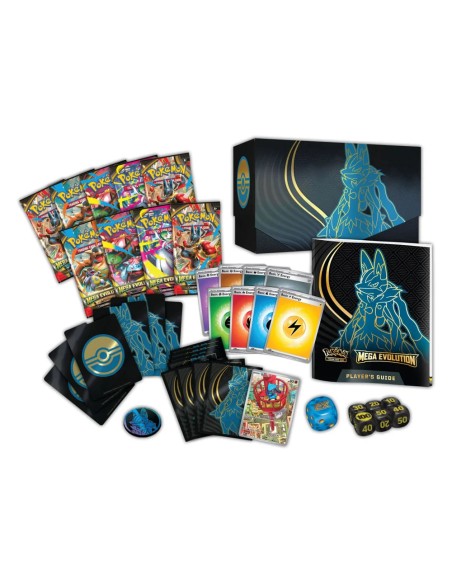 ETB Pokémon Me01 Méga-évolution Lucario [FR] - Coffret Dresseur d'Elite - ETB Pokémon au meilleur prix ! | Keytwo.be votre bouti