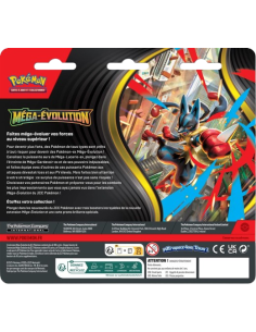 VIP Tripack Pokémon Me01 Méga-évolution [FR] - Espace VIP | Keytwo.be votre boutique Pokémon de référence 2