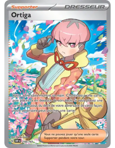 Ortiga 219-197 - Carte Pokémon Écarlate et Violet Flammes Obsidiennes [FR] - Accueil | Keytwo.be votre boutique Pokémon de référ
