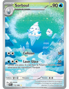 Sorboul 112-86 - Carte Pokémon Écarlate et Violet Flamme Blanche [FR] - Accueil | Keytwo.be votre boutique Pokémon de référence