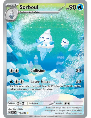 Sorboul 112-86 - Carte Pokémon Écarlate et Violet Flamme Blanche [FR] - Accueil | Keytwo.be votre boutique Pokémon de référence