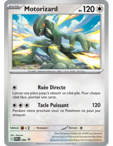 Motorizard 096-220 - Carte Pokémon Écarlate et Violet Promos Écarlate et Violet [FR] - Accueil | Keytwo.be votre boutique Pokémo