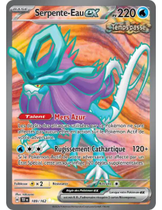 Serpente-Eau EX 189-162 - Carte Pokémon Écarlate et Violet Forces Temporelles [FR] - Accueil | Keytwo.be votre boutique Pokémon 