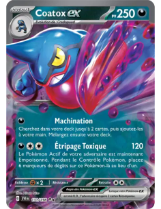 Coatox EX 131-198 - Carte Pokémon Écarlate et Violet [FR] - Accueil | Keytwo.be votre boutique Pokémon de référence