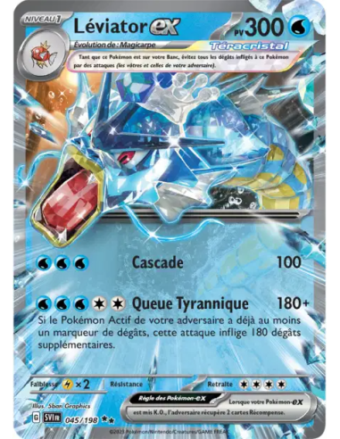Léviator EX 45-198 - Carte Pokémon Écarlate et Violet [FR] - Accueil | Keytwo.be votre boutique Pokémon de référence