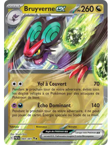 Bruyverne ex 69-91 - Carte Pokémon Écarlate et Violet Destinées de Paldea [FR] - Accueil | Keytwo.be votre boutique Pokémon de r