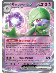 Gardevoir EX 29-91 - Carte Pokémon Écarlate et Violet Destinées de Paldea [FR] - Accueil | Keytwo.be votre boutique Pokémon de r
