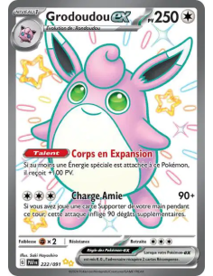 Grodoudou EX 222-91 - Carte Pokémon Écarlate et Violet Destinées de Paldea [FR] - Accueil | Keytwo.be votre boutique Pokémon de 
