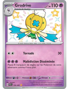 Grodrive 156-91 - Carte Pokémon Écarlate et Violet Destinées de Paldea [FR] - Accueil | Keytwo.be votre boutique Pokémon de réfé