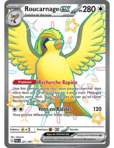 Roucarnage EX 221-91 - Carte Pokémon Écarlate et Violet Destinées de Paldea [FR] - Accueil | Keytwo.be votre boutique Pokémon de