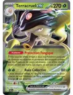 Terracruel EX 005-91 - Carte Pokémon Écarlate et Violet Destinées de Paldea [FR] - Accueil | Keytwo.be votre boutique Pokémon de