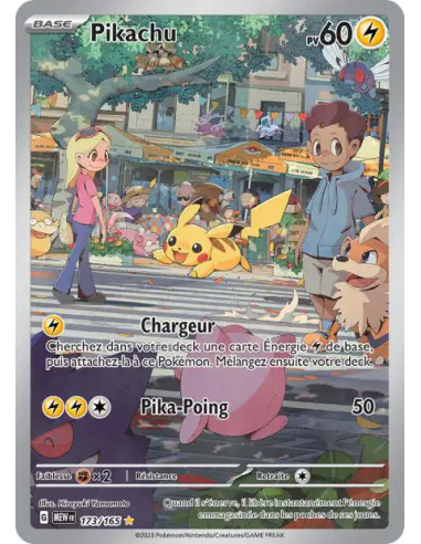 Pikachu 173-165 - Carte Pokémon Écarlate et Violet 151 [FR] - Accueil | Keytwo.be votre boutique Pokémon de référence
