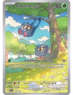 Saquedeneu 178-165 - Carte Pokémon Écarlate et Violet 151 [FR] - Accueil | Keytwo.be votre boutique Pokémon de référence