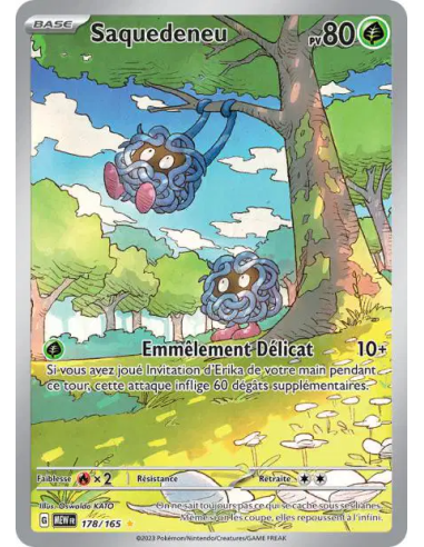 Saquedeneu 178-165 - Carte Pokémon Écarlate et Violet 151 [FR] - Accueil | Keytwo.be votre boutique Pokémon de référence