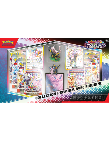 Coffret Pokémon premium avec figurine  EV8.5 [FR] - Produits Pokémon scellés | Keytwo.be votre boutique Pokémon de référence