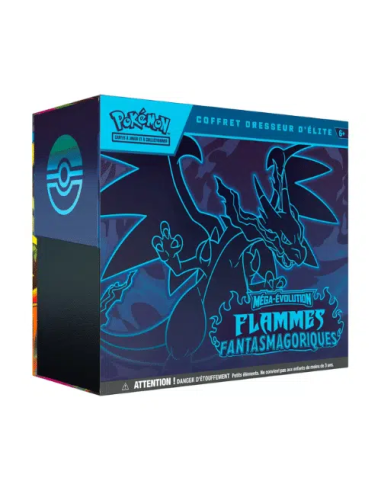 ETB Pokémon Me02 Flammes Fantasmagoriques [FR] - Produits Pokémon scellés | Keytwo.be votre boutique Pokémon de référence