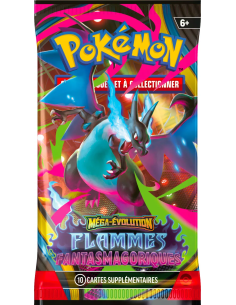 VIP Booster blister Pokémon Me02 Flammes Fantasmagoriques [FR] - Espace VIP | Keytwo.be votre boutique Pokémon de référence 2