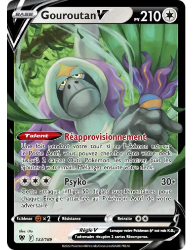 Gouroutan V 133-189 - Carte Pokémon Épée et Bouclier Astres Radieux [FR] - Accueil | Keytwo.be votre boutique Pokémon de référen