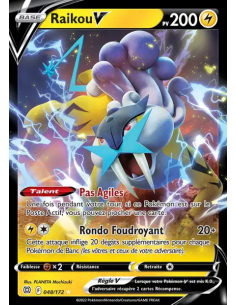 Raikou V 48-172 - Carte Pokémon Épée et Bouclier Stars Étincelantes [FR] - Accueil | Keytwo.be votre boutique Pokémon de référen