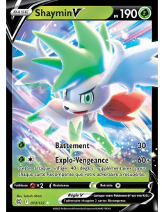 Shaymin V 13-172 - Carte Pokémon Épée et Bouclier Stars Étincelantes [FR] - Accueil | Keytwo.be votre boutique Pokémon de référe