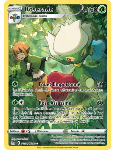 Roserade TG02-TG30 - Carte Pokémon Épée et Bouclier Origine Perdue [FR] - Accueil | Keytwo.be votre boutique Pokémon de référenc
