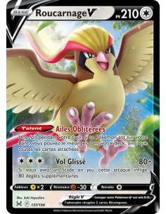 Roucarnage V 137-196 - Carte Pokémon Épée et Bouclier Origine Perdue [FR] - Accueil | Keytwo.be votre boutique Pokémon de référe