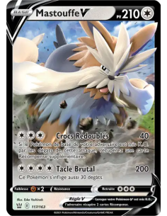 Mastouffe V 117-163 - Carte Pokémon Épée et Bouclier Styles de Combat [FR] - Accueil | Keytwo.be votre boutique Pokémon de référ