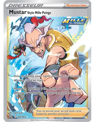 Mustar Style Mille Poings 162-163 - Carte Pokémon Épée et Bouclier Styles de Combat [FR] - Accueil | Keytwo.be votre boutique Po